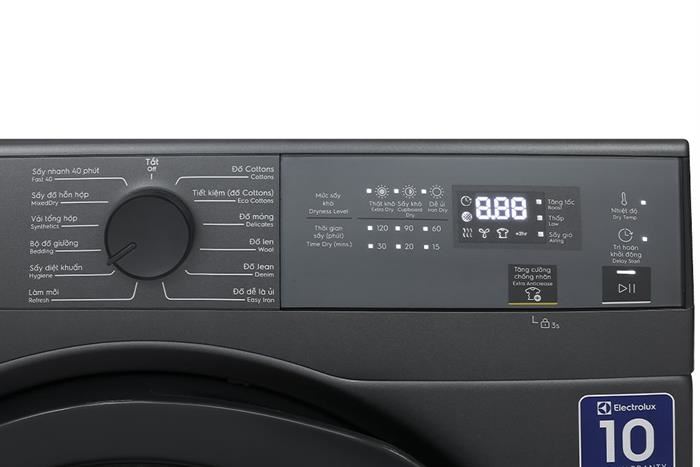 Máy Sấy Thông Hơi Electrolux UltimateCare 9 Kg EDV904N3SC
